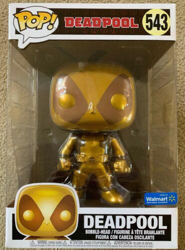 Marvel Deadpool 10 w/Swords Gold Metallic Funko POP! Walmart Exclusive