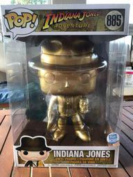 885 Indiana Jones (10 Inch) (Gold) (Funko Shop)
