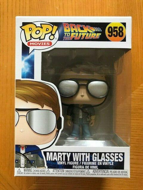 Funko Vinyl Figure n° 958 Back To The Future Marty Mcfly With Glasses Pop