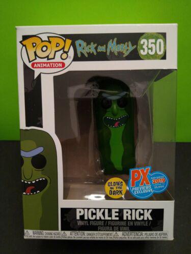 pickle rick pop glow in the dark