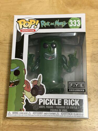 333 Pickle Rick Translucent (FYE) - Funko Pop Price