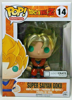 funko pop super saiyan goku metallic