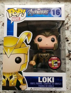 gold chrome loki funko pop