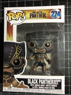 black panther warrior falls pop